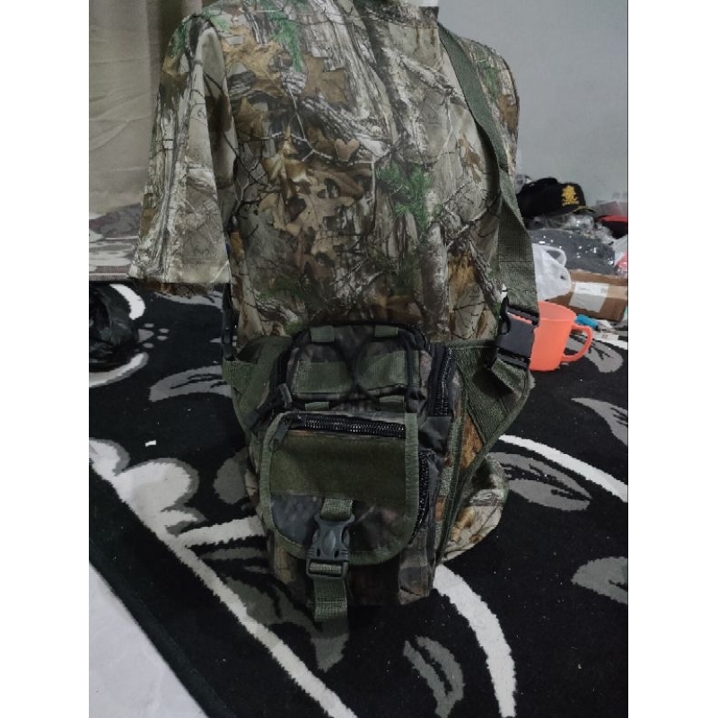 Tas Camo Selempang/Tas Selempang Hunting