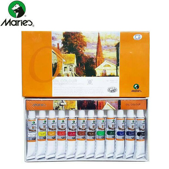

KODE T93W PRIMASAKTI MARIES OIL COLOUR SET 12X12ML Cat lukisCat MinyakCat Kanvas