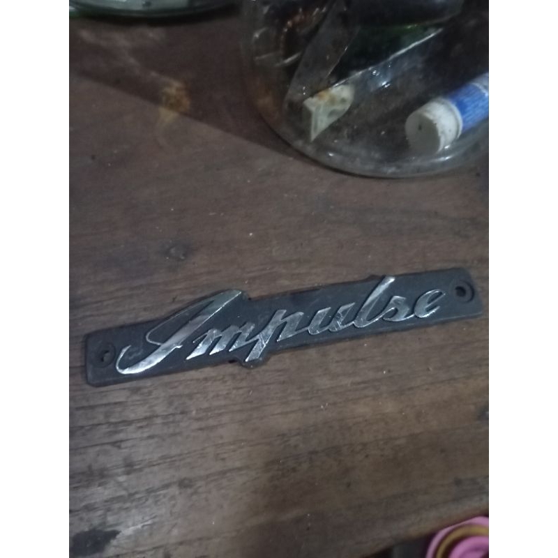 emblem knalpot suzuki trs