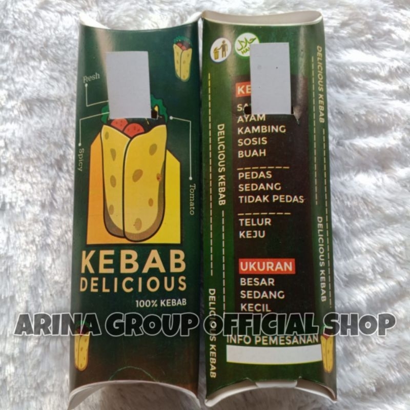 

50 LEMBAR KERTAS KEBAB TARIKAN BAHAN IVORI PUTIH UKURAN 24 × 9,2 CM HIGH QUALITY TEBAL PRODUK TERBARU | KOTAK KEBAB IVORI PUTIH KEKINIAN | DUS KEBAB VIRAL TIKTOK | KEMASAN KEBAB | BOX KEBAB 50 PCS MURAH | TOKO KEBAB OFFICIAL | SHIVACORP 11405
