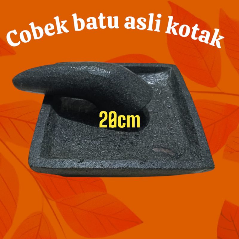 cobek batu asli kotak original paket cobek+ munthu muntilan batu geledegan