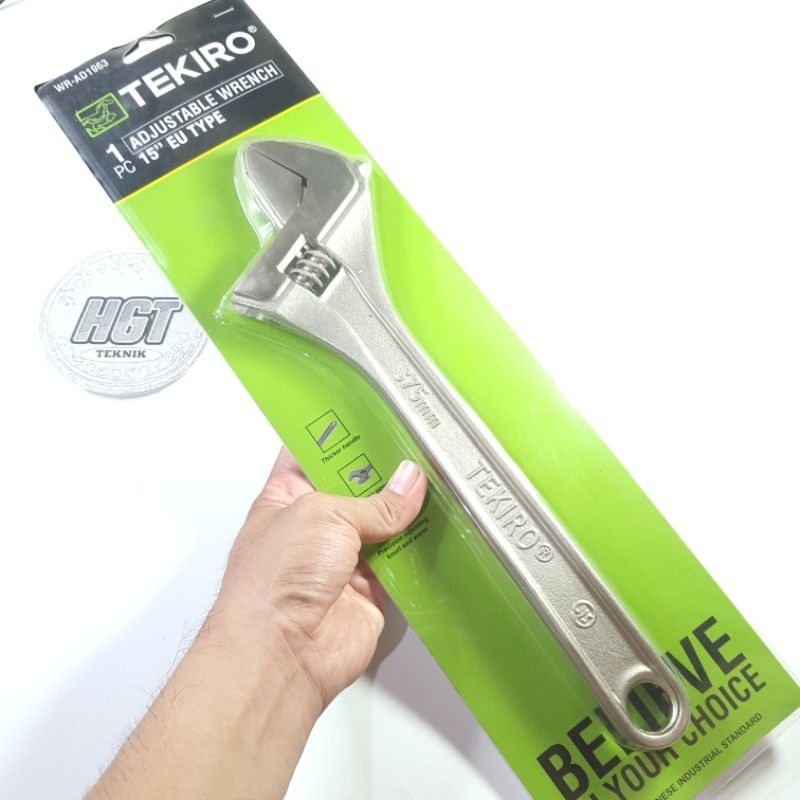 TEKIRO Kunci Inggris 15" / Adjustable Wrench 15 INCH / Kunci inggris 15 inch Original Tekiro