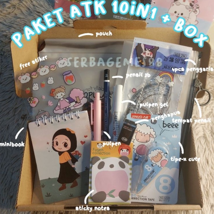 

Sekarang Promo serbagemes88 COD SET ALAT TULIS LENGKAP 1 in 1 KARAKTER LUCU HAMPERS KADO GIFT WISUDA HADIAH ALAT SEKOLAH STATIONERY SET AESTHETIC PAKET ATK AESTHETIC PERLENGKAPAN SEKOLAH AESTHETIC