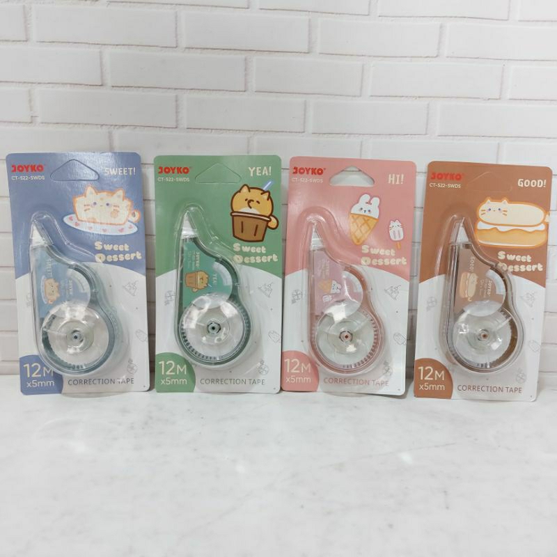 

Correction Tape Joyko CT-522 Sweet Dessert/Tip-Ex Joyko swds