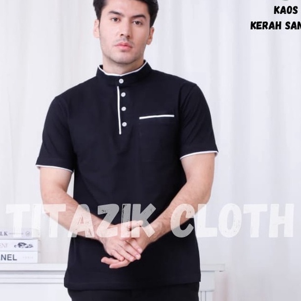 SALE Kaos Pria Kerah Shanghai Tangan Pendek Tshirt Korea BigJumbo Terkeren