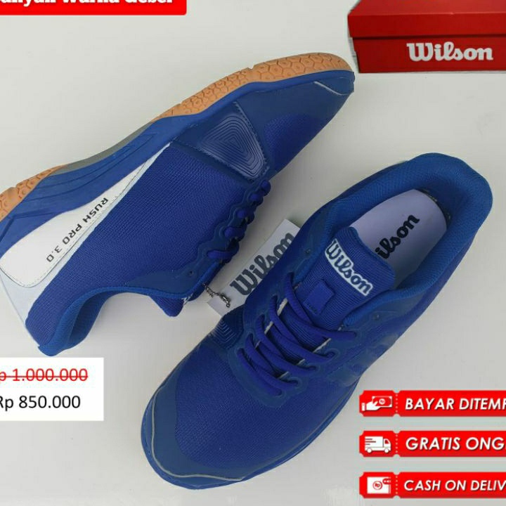 PROMO TERUPDATE Sepatu Tenis Wilson Sepatu Olahraga Tenis Wilson Sepatu Wilson Rush Pro 3 Original