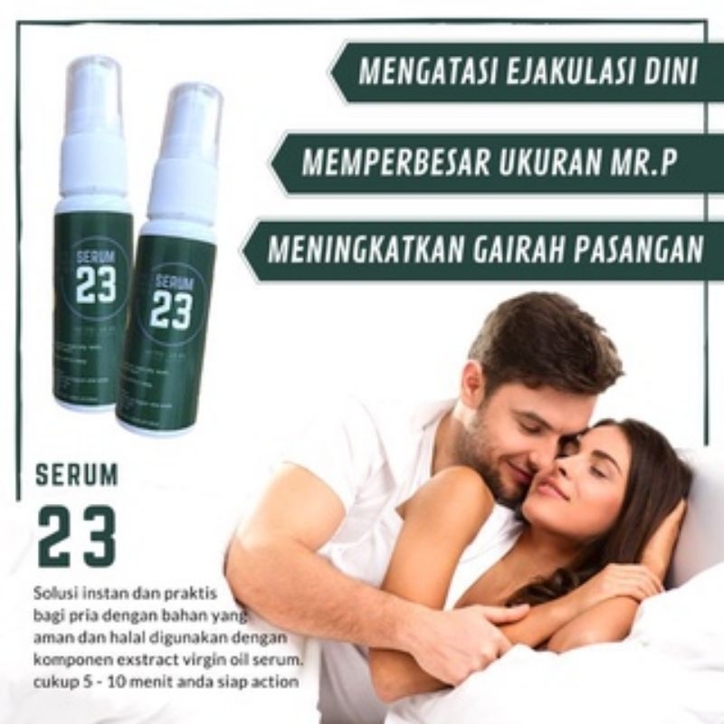 Obat Oles Pria Tahan Lama SERUM 23 Obat-Kuat Alami Aman Tidak Kebas