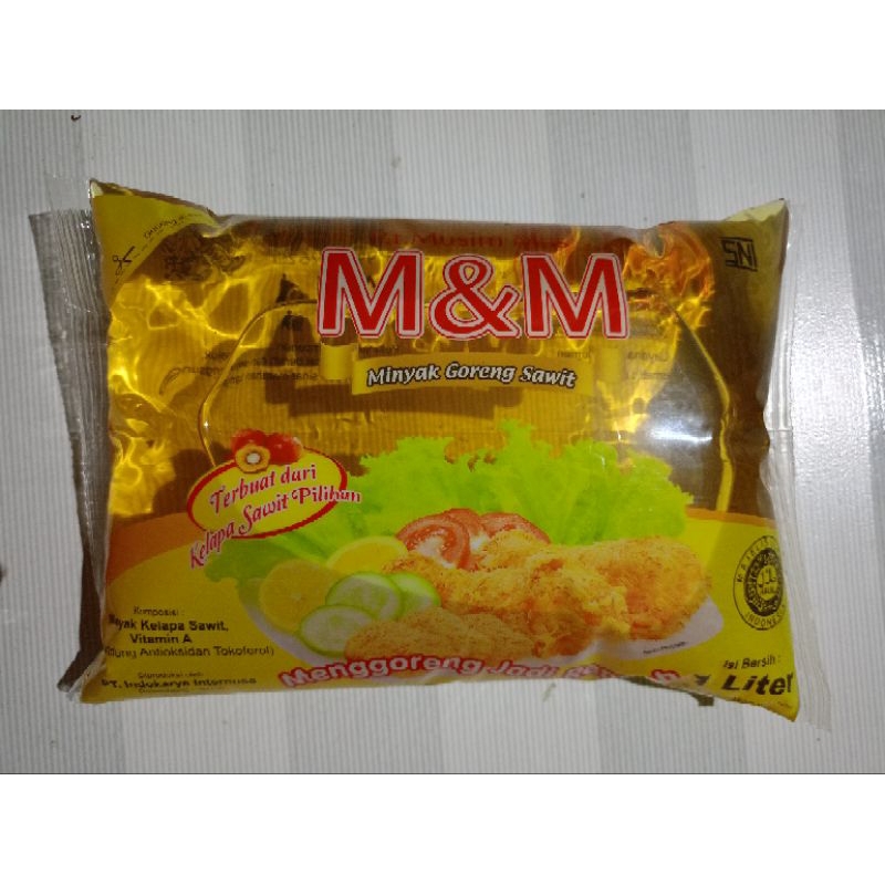 

(INSTANT & SAMEDAY) M&M Minyak Goreng Kemasan Bantal 1 Liter