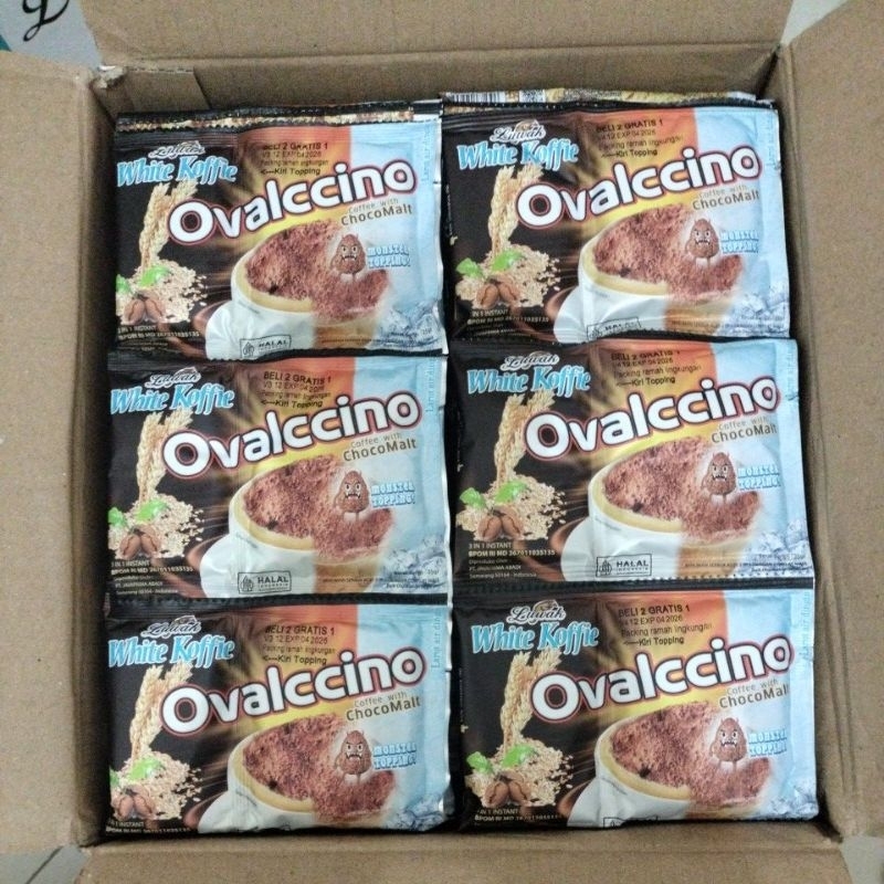 

luwak ovalccino 15x25grm exp 2026 1renceng isi 15pcs