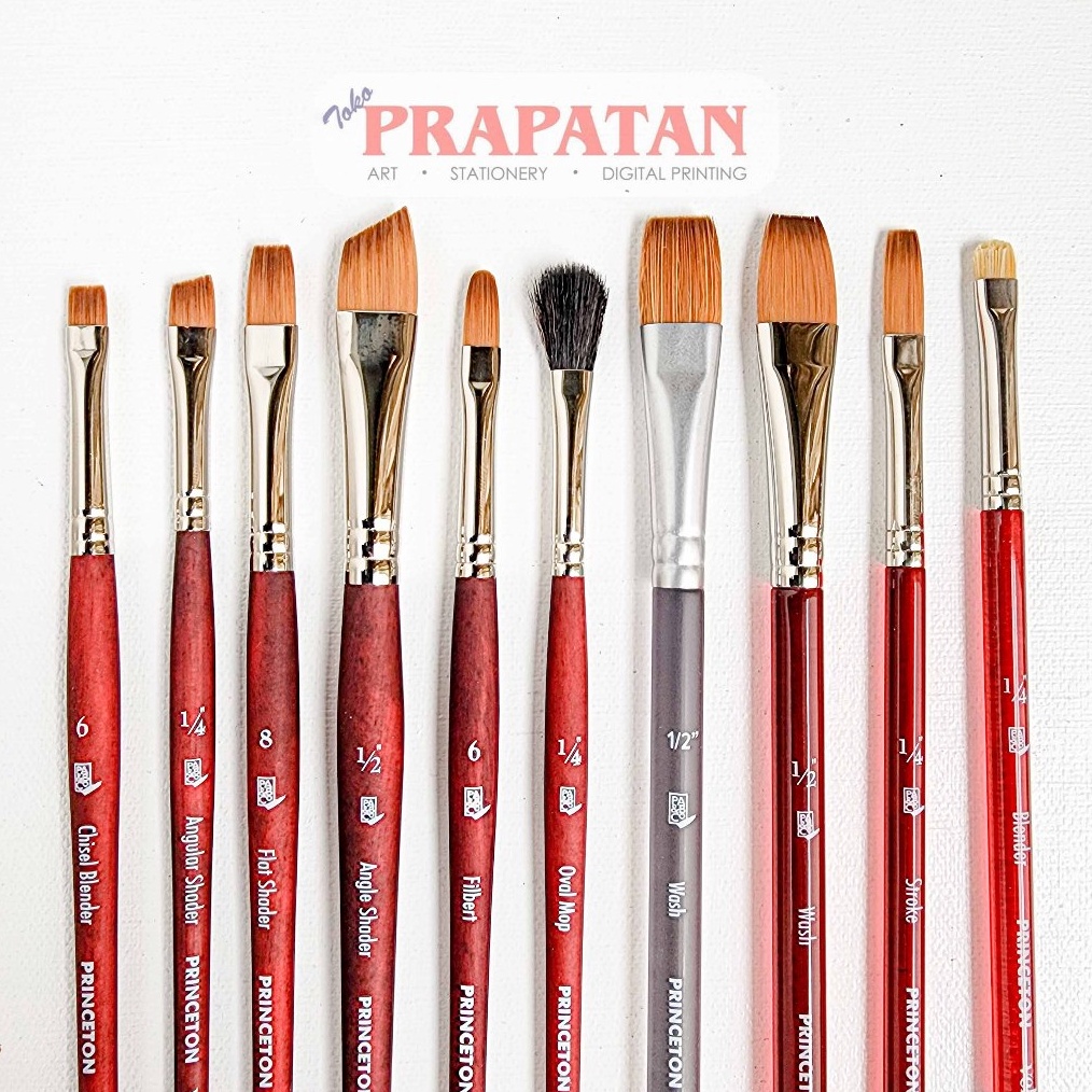 

KODE P57P Kuas Lukis Princeton Velvetouch Mixed Media Brush Series 395 Paint Brush