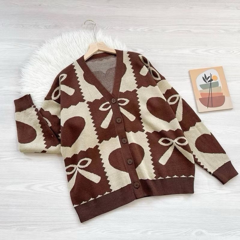 Miska Cardigan Rajut Jumbo Wanita Korean Style