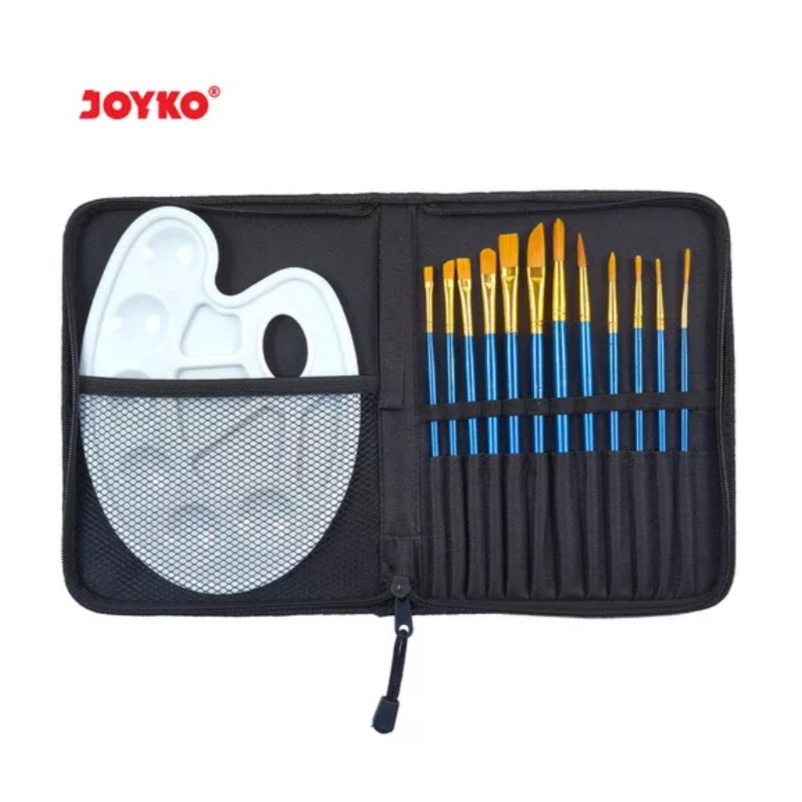 

KODE J6H Art Brush Set Alat Lukis Kuas Cat Air Minyak Acrylic Joyko BRS7