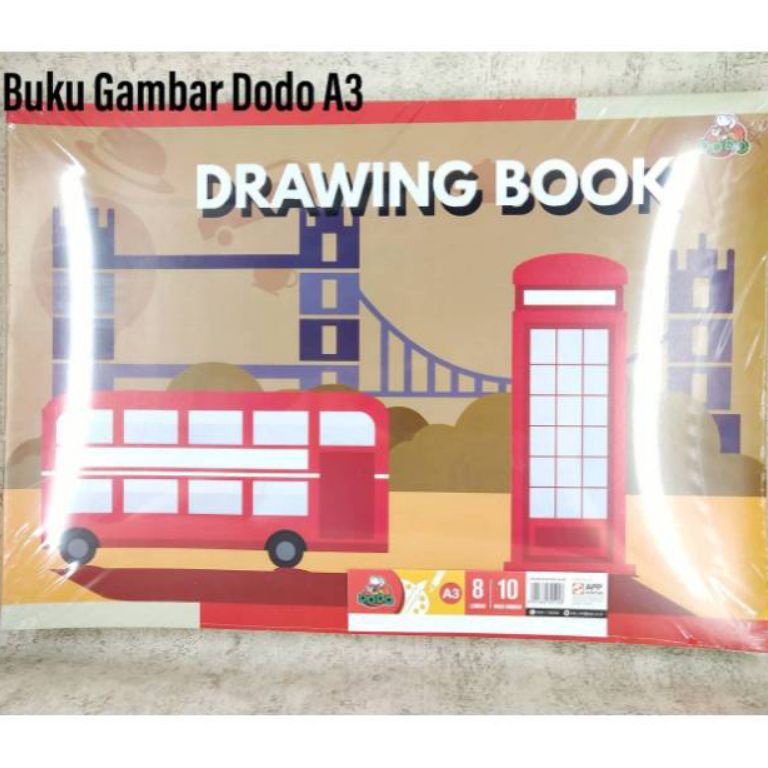 

KODE C32T Buku Gambar A3 Dodo 1pak1buku