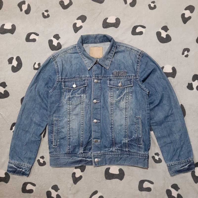 trucker jacket evisu