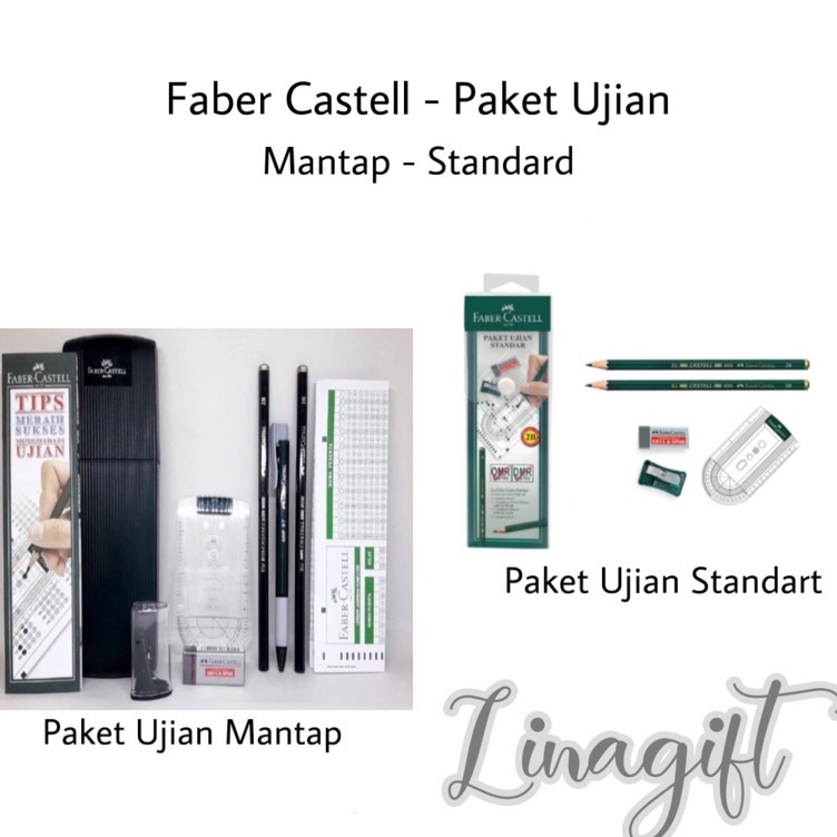 

Penjualan Hemat FABER CASTELL PAKET UJIAN MANTAP STANDARD 5 MACAM LENGKAP HIJAU PENSIL PENGGARIS PEN PENGHAPUS SERUTAN PACKAGE TEST SET PENCIL 2B RULLER PEN ERASER SHARPENER PENCIL CASE STATIONERY SCHOOL SET