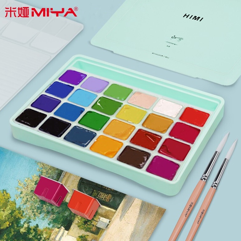 

KODE Q72P Miya Himi Gouache Set 1824 Warna 3ml Cat Untuk Cat Air