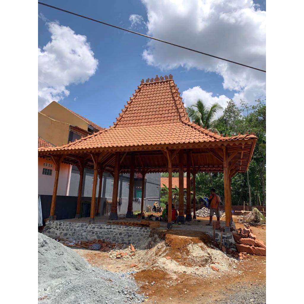 Rumah joglo Jawa | pendopo kayu jati