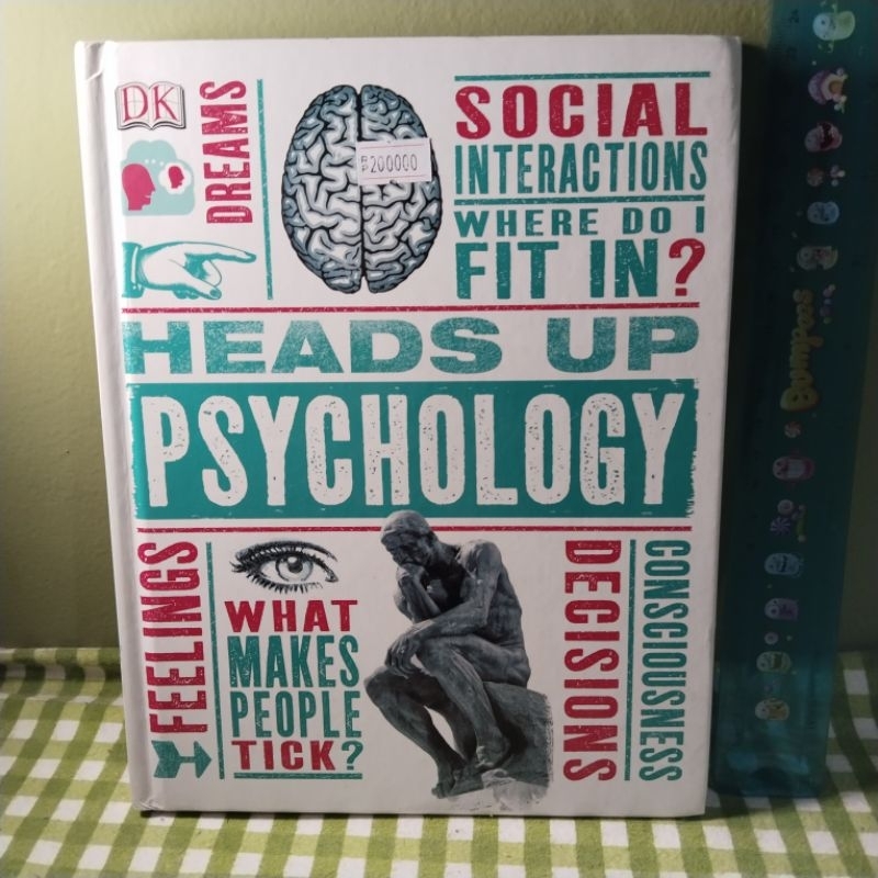 Buku import DK HEADS UP PSYCHOLOGY