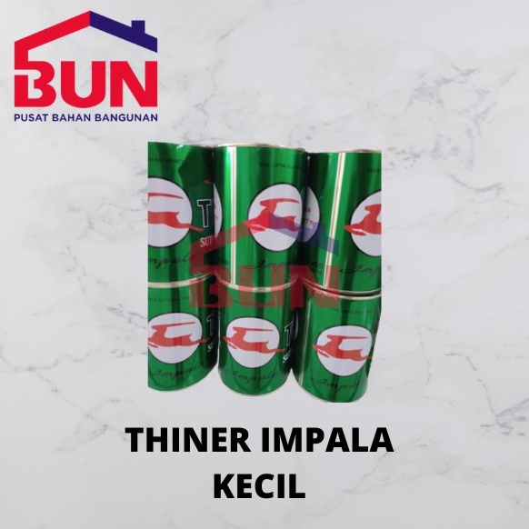 HARGABERSAHABAT Thinner Impala 1 liter Tiner Thiner Minyak Pengencer