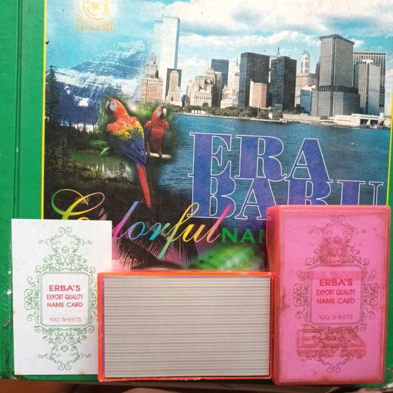 ERBA PROMO KARTU NAMA ERA BARU | PRODUK DIJAMIN ORIGINAL | HARGA TERMURAH | KARTU NAMA ISI 100 | KAR