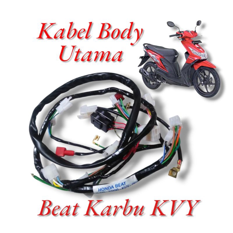 KABEL BODY BODI TENGAH MOTOR HONDA BEAT KARBU KVY