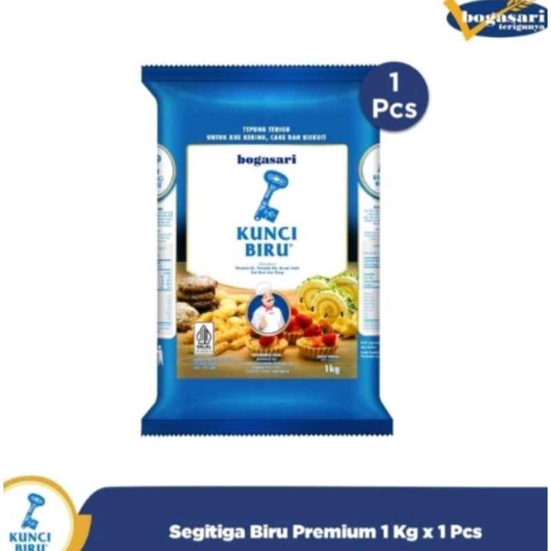 

Kunci Biru Bogasari Tepung Terigu 1 Kg