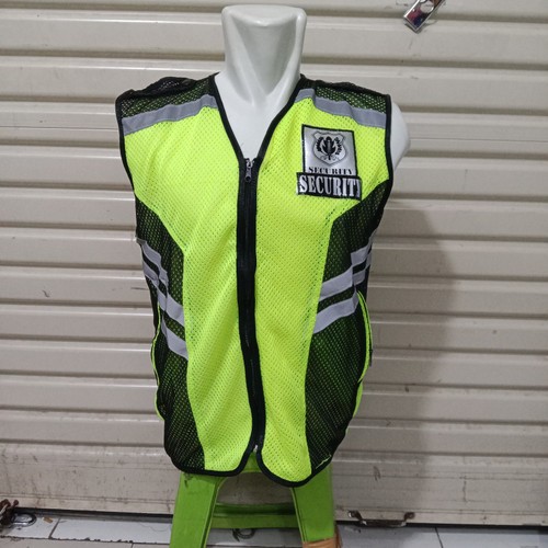 Rompi Dinas Security Satpam Rompi Lapangan Security/Rompi Security Satpam List Hitam