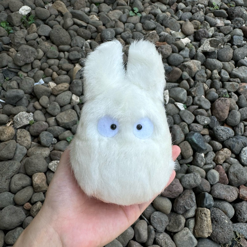 Boneka Totoro Putih Berkaki Studio Ghibli Sun Arrow