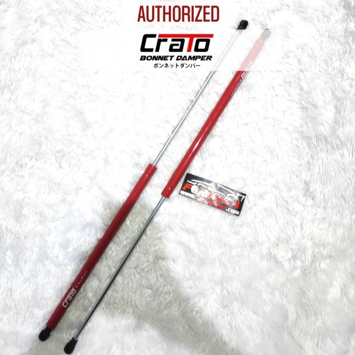 Aksesoris Shock kap mesin Hood Damper CRATO CARBON Innova Reborn
