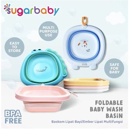 Baskom Lipat Bayi Sugar Baby / Ember Lipat Praktis / Foldable Baby Wash Basin