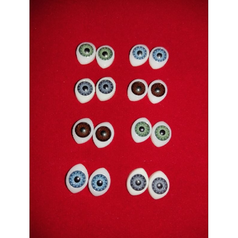 1 Pasang Mata Art // MATA akrilic Ogoh Ogoh Mini // MATA BONEKA // MATA TAPEL MINI