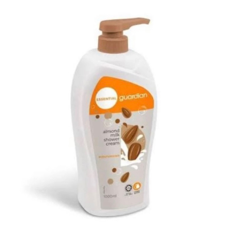 Guardian shower cream 1L essential moisturising Almond