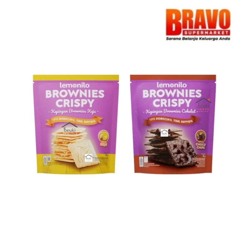 

Lemonilo Brownies Crispy 35g// Choco chips //Keju