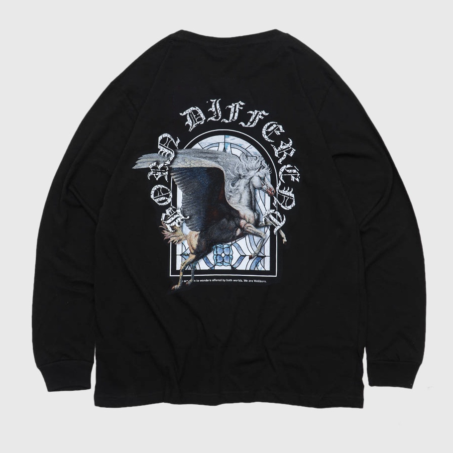 Wellborn Steed LS Black Tshirt