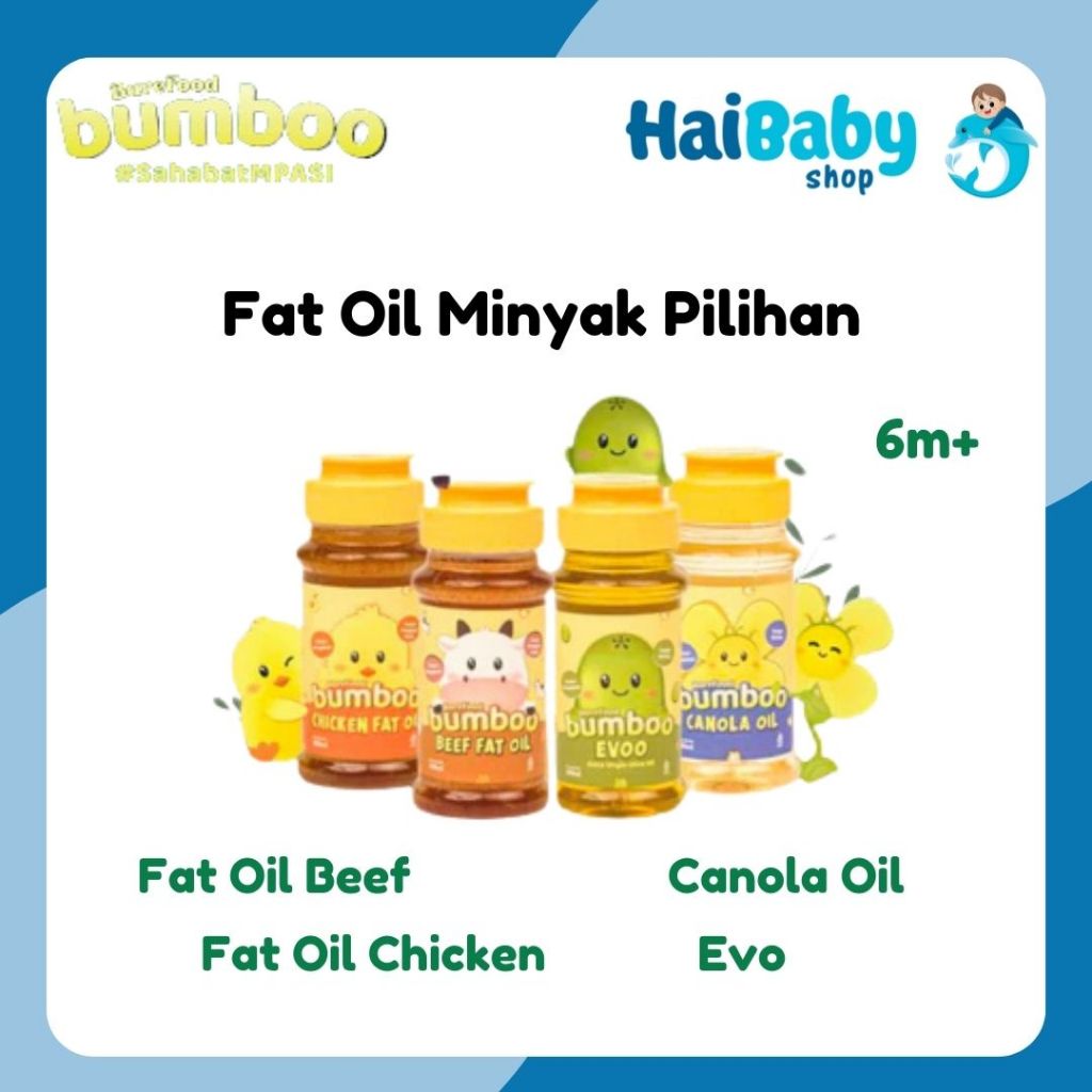 

Barefood Bumboo Fat Oil MPASI BB Booster Bernutrisi Tinggi 100ml