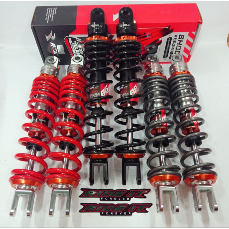 SHOCK SHOK BELAKANG RIDE IT GP 86 310MM DAN 280MM AEROX OLD 155/AEROX NEW 155/NMAX NEW 155 2020-2024