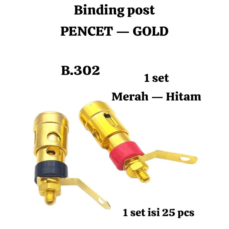 

Post Binding Pencet Gold Binding Post