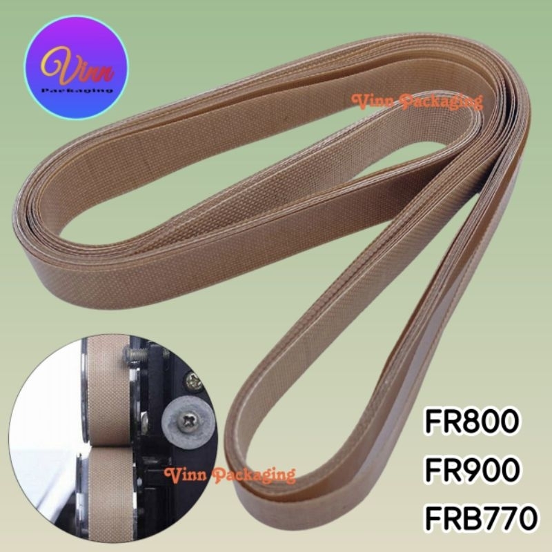 2pcs Teflon Belt Mesin Continous Band Sealer FR800 FR900 atau FRB 770