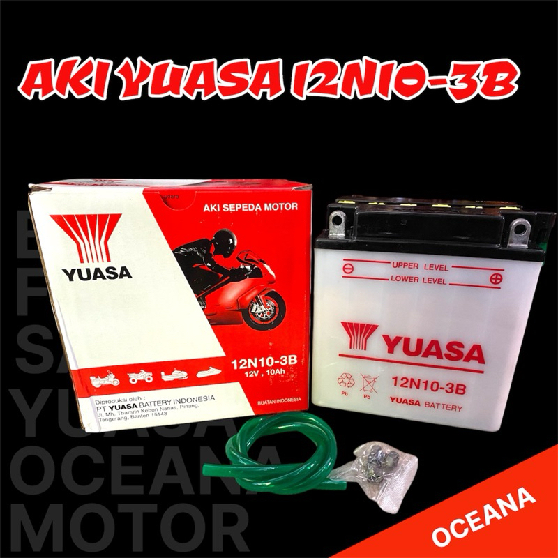 AKI YUASA 12N10-3B KOSONGAN BASAH