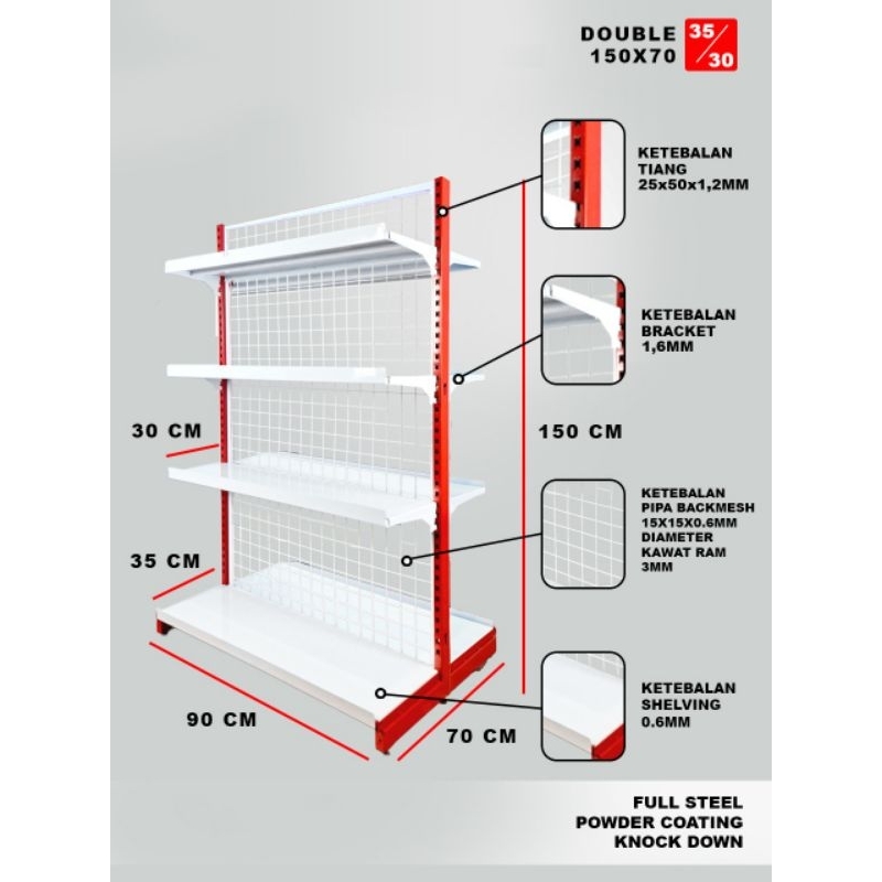 rak supermarket / rak gondola