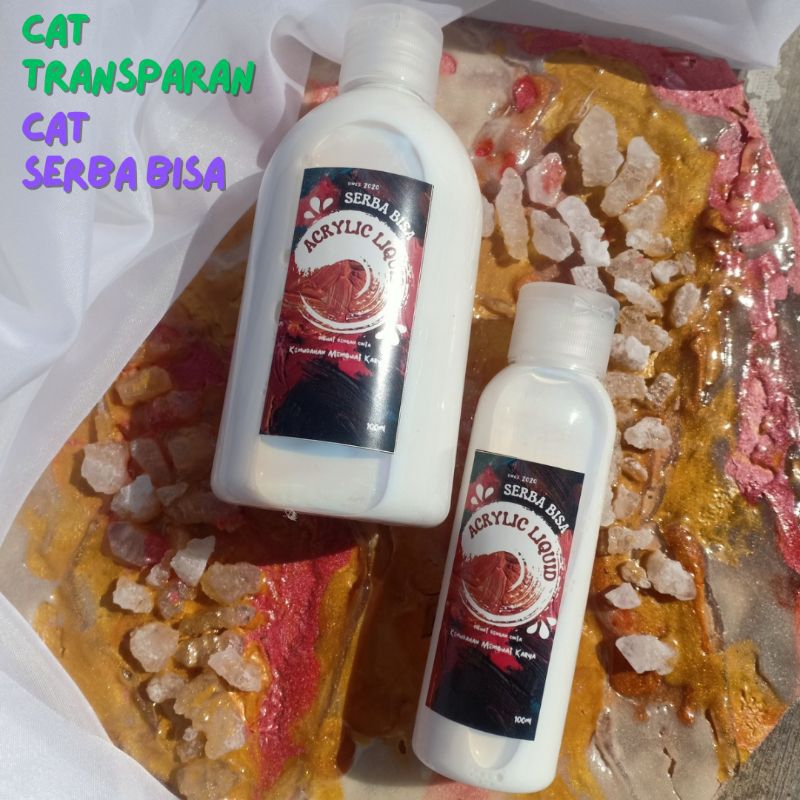 

cat transparan waterproof pewarna akrilik, cat Ajaib