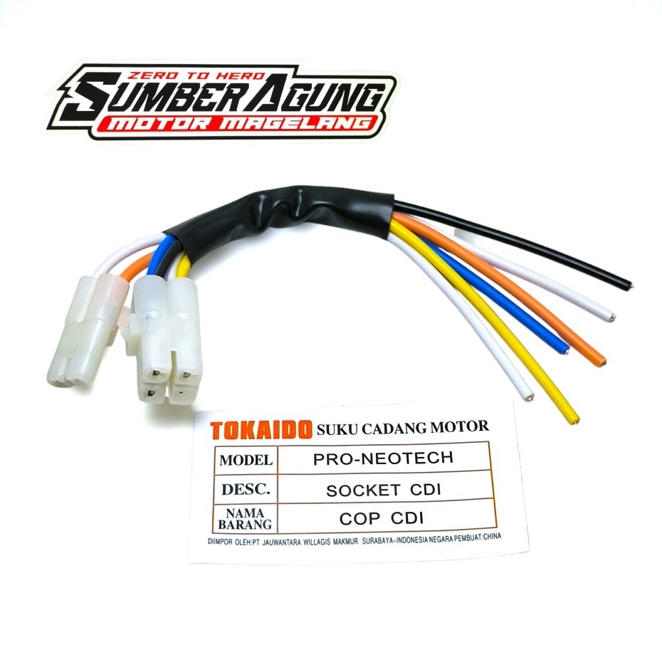 Socket Soket CDI Shogun 110 Kebo GL Pro Max Tiger Neotech Mega Pro