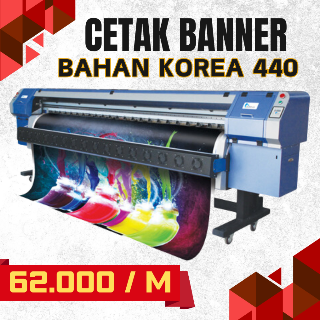 Cetak Banner Korea 440 Gsm | Cetak Spanduk Bahan Korea 440 Gsm Tebal