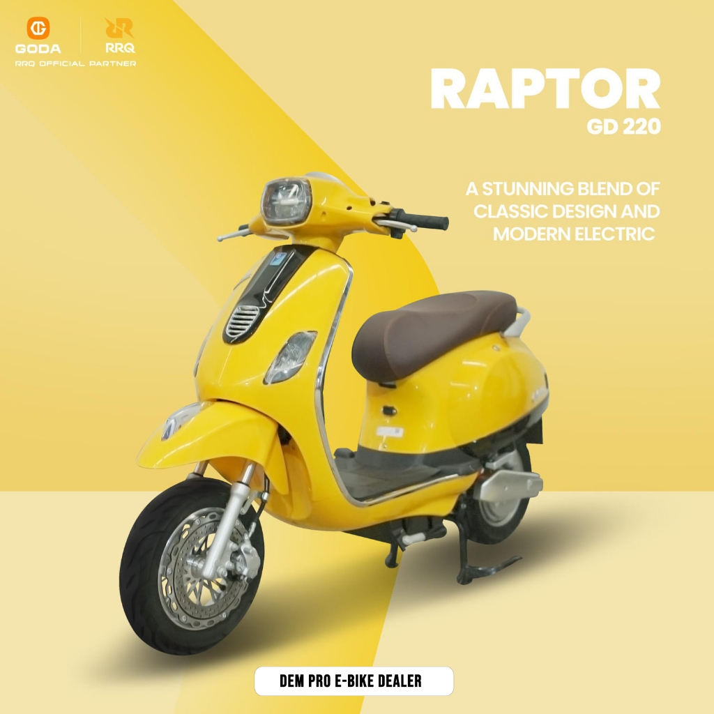 MOTOR LISTRIK GODA-RAPTOR GD220