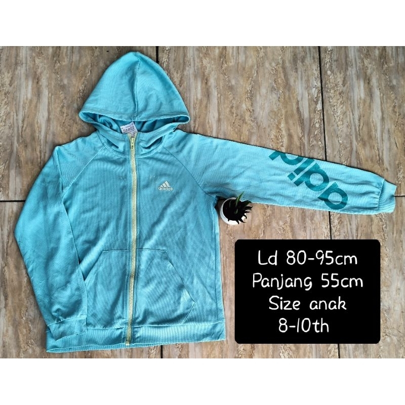 Hoodie running anak Adidas Original second