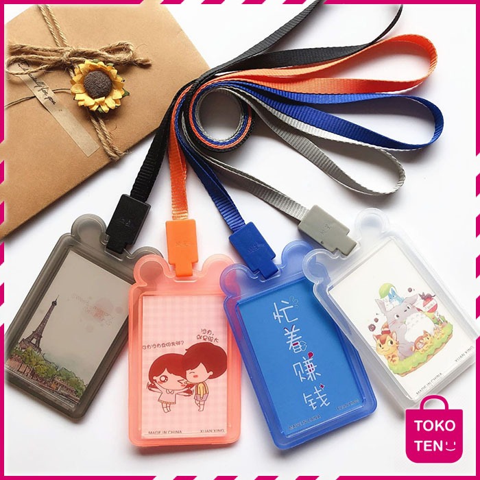 

Tokoten - Lanyard Nametag - Tali Kartu Nama Id Card - Nametag Id Card Holder NM001