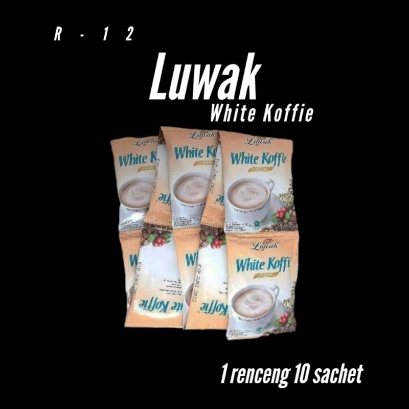 

LUWAK WHITE KOPI ORIGINAL 1 RENCENG ISI 10 SACHET