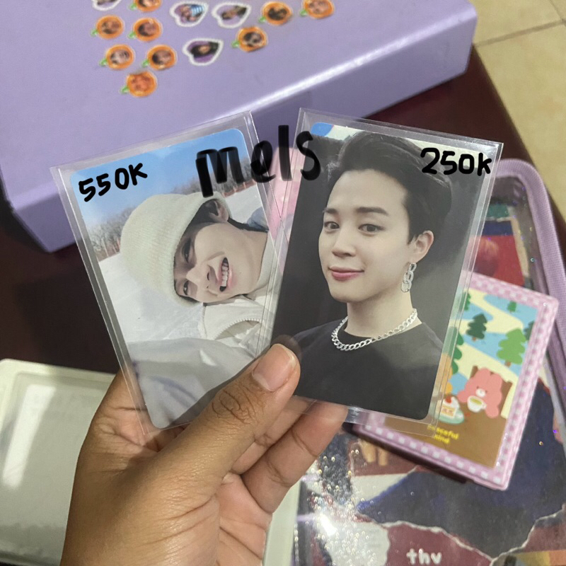 OFFICIAL PHOTOCARD BTS DVD SOWOOZOO JIMIN WINTER PACKAGE TAEHYUNG SWZ WINPACK V PC