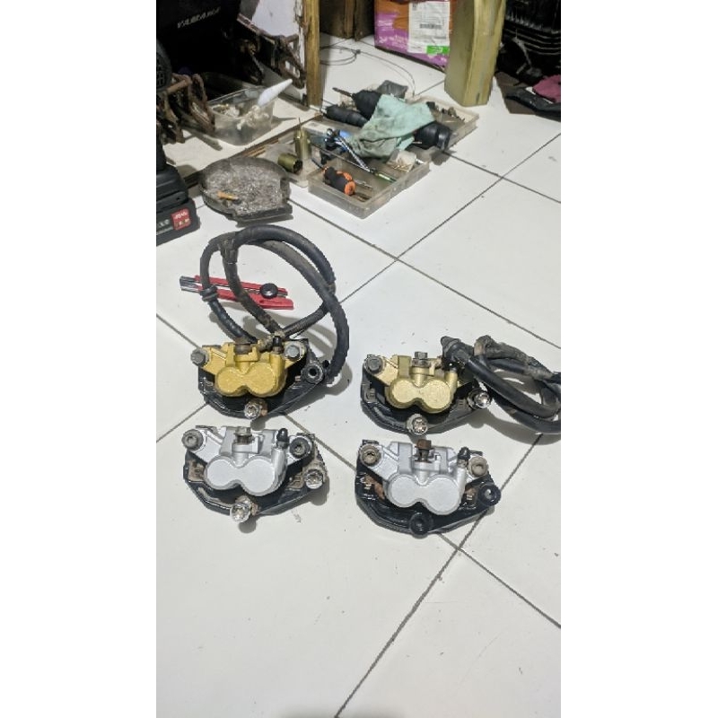 kaliper depan original copotan RX king