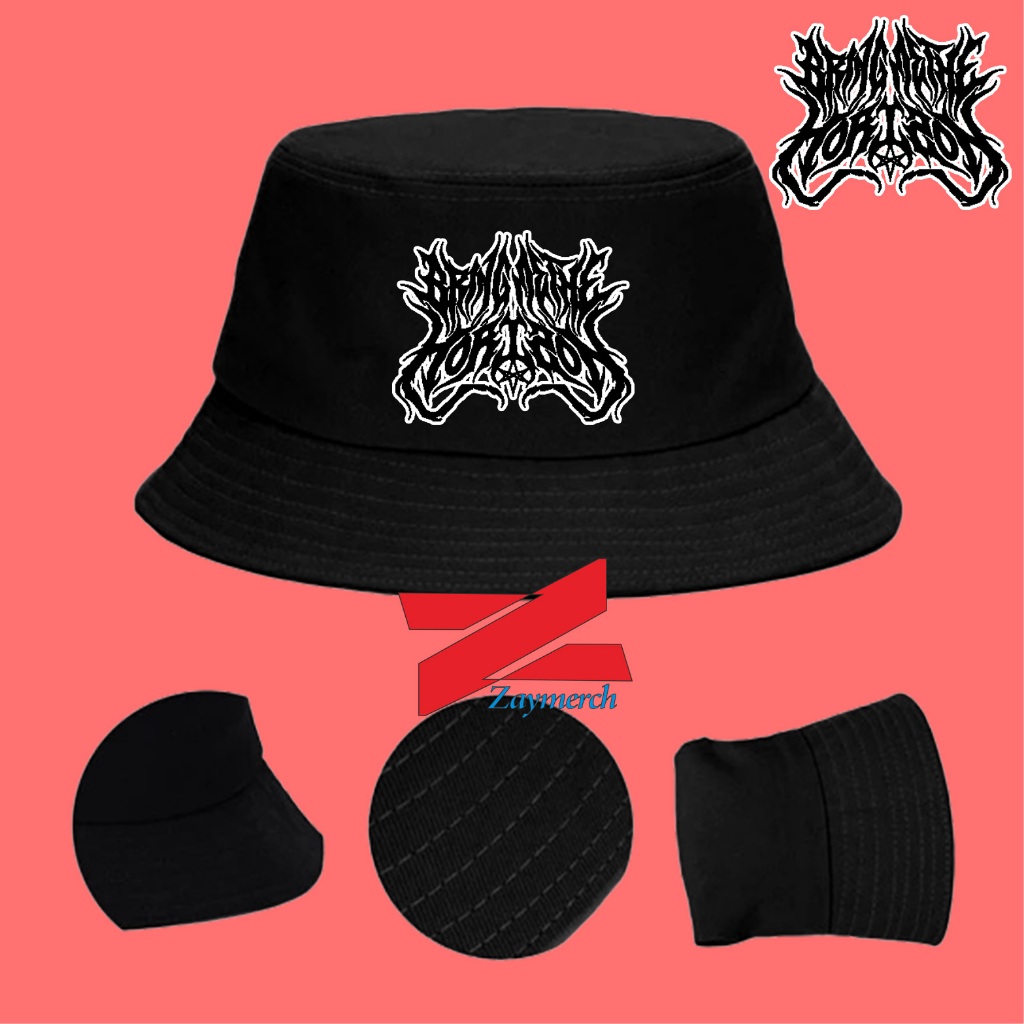 topi bucket bmth logo core topi dewasa bmth logo core